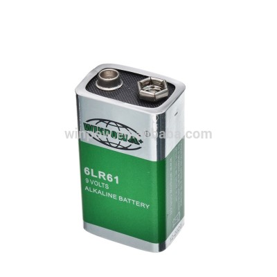 Chinese manufacturer carbon zinc 6f22 6lr61 9v dry cell battery